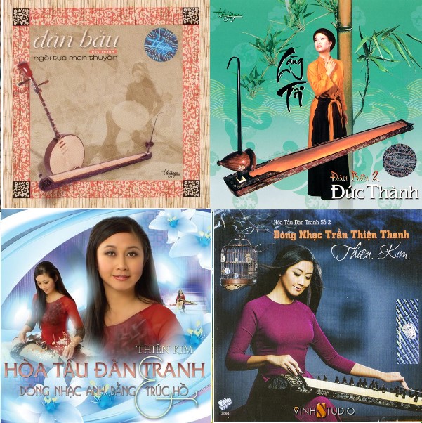 Bộ 4 Đĩa CD hay đàn bầu + đàn tranh
