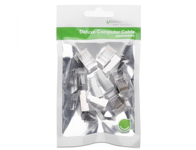 20333 Hạt mạng cat6 FTP Ugreen 10 chiếc / túi