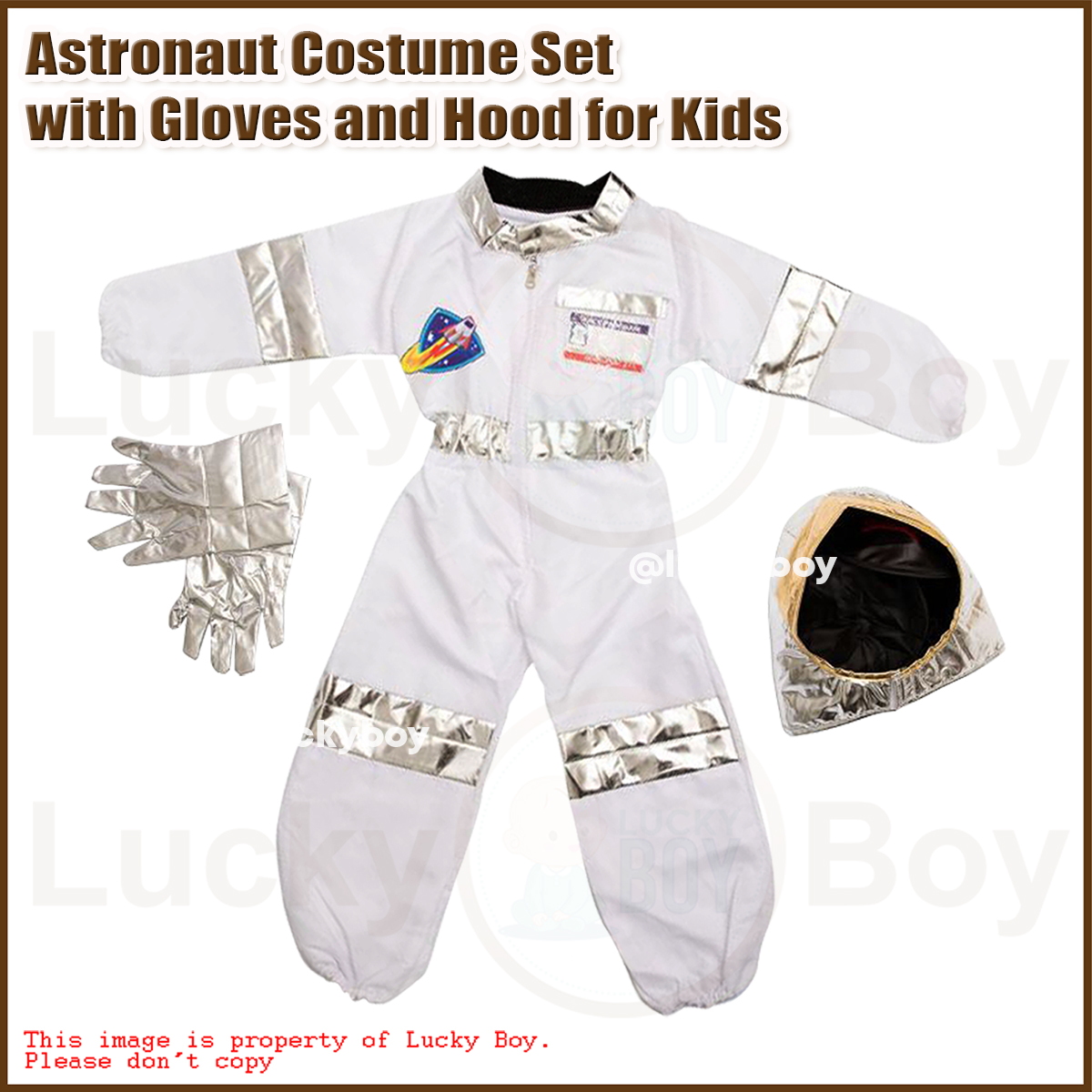 Astronaut Costume Set with Gloves and Hood for Kids | Lazada PH