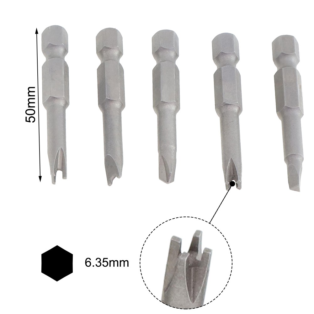 【VALUESP】 Screwdriver Bits Grey Inner Cross Screwdriver Special-shaped Screwdriver Set