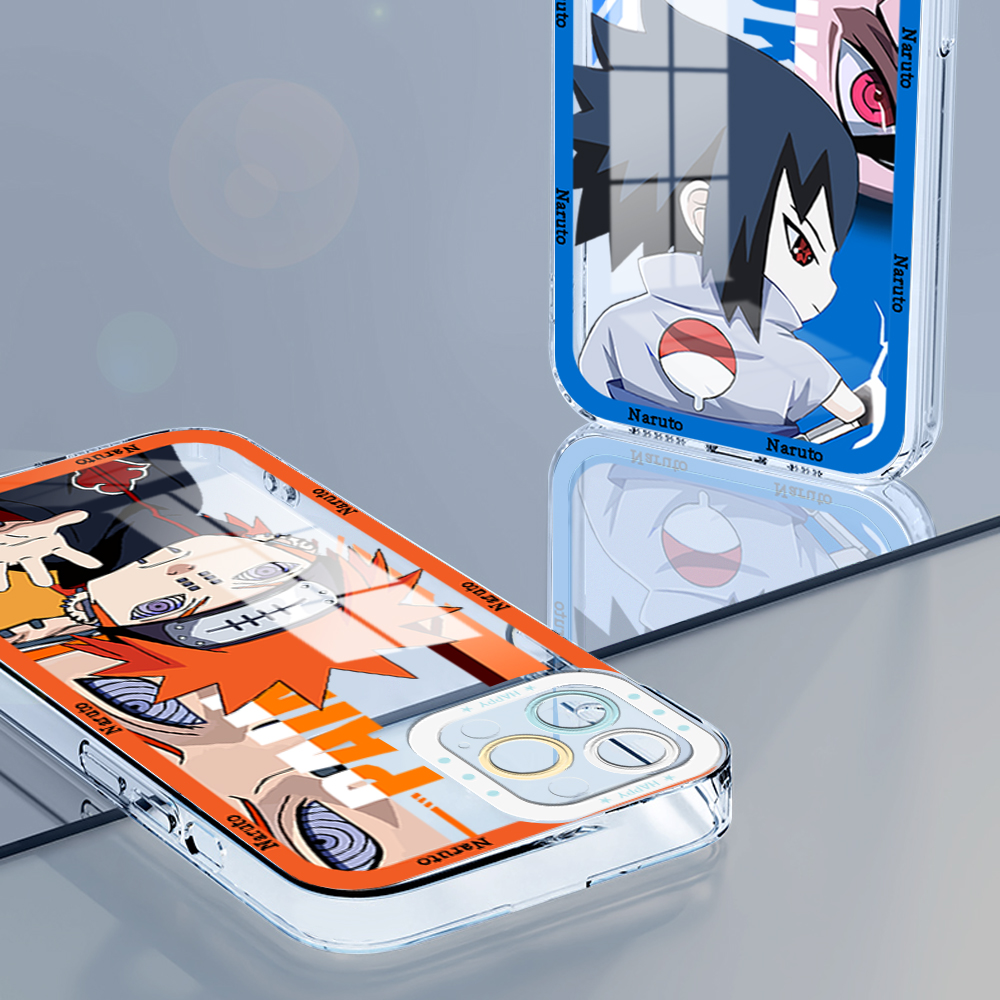 Hontinga for Redmi A5 4G Back Cover Cartoon Naruto Print Camera Protection Transparent TPU Soft Phone Case. 