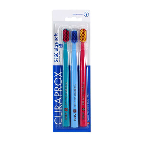 BỘ 3 BÀN CHẢI ĐÁNH RĂNG SIÊU MỀM 5460 CURAPROX 3 CÁI