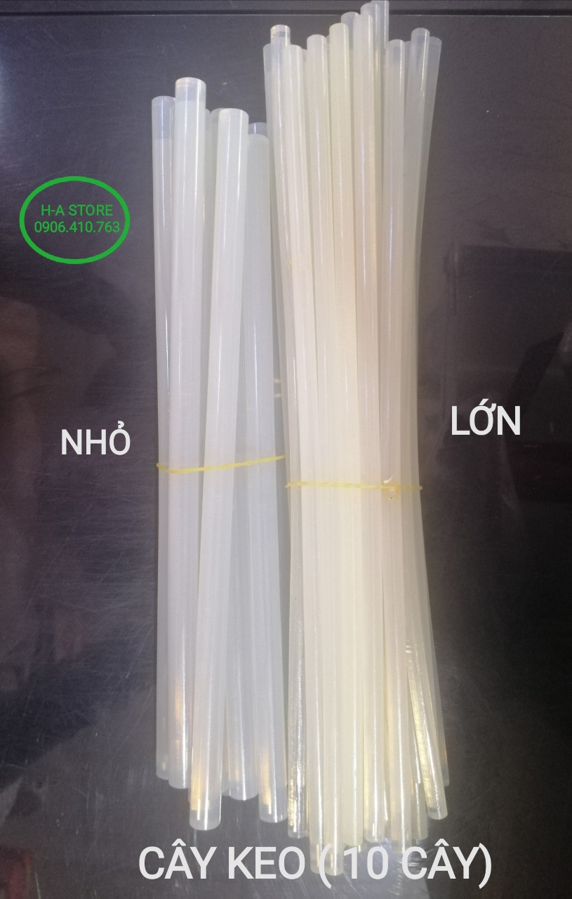 Cây keo nến silicon nhỏ / lớn (10 cây)