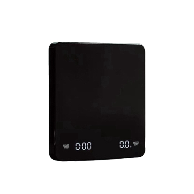 1 Piece Coffee Scale Plastic Pressure Sensitive Wake Up with Timer and 3Kg/0.1G Scales Digital Weight Grams and Oz