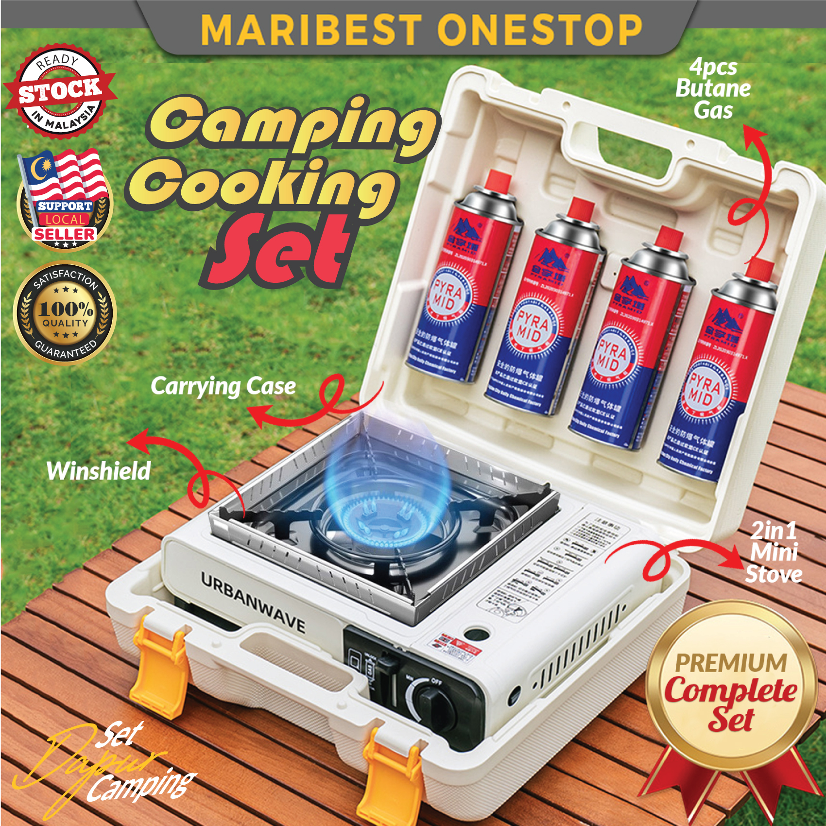 Bushbuddy Mini Camp Stove Pot Set Bushbuddy ブッシュバディMini