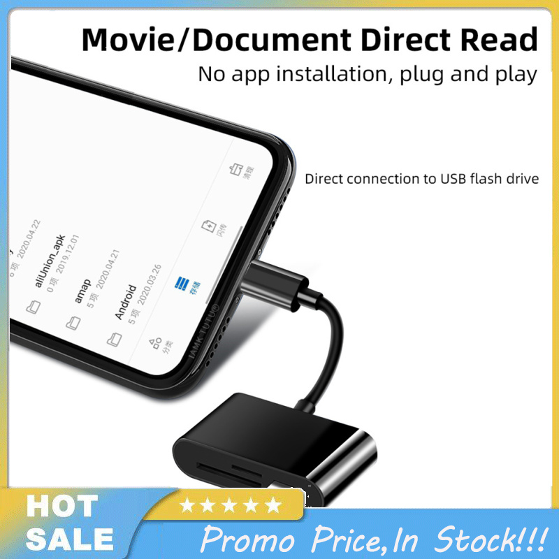 Usb Type C Card Reader Data Transfer Adapter Micro Interface Android Phone Computer Multi-function Otg/sd/tf Card U Disk Card Reader