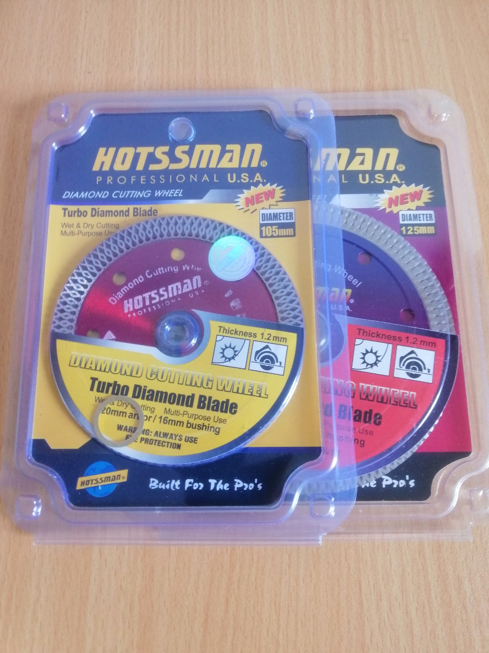 Lưỡi cắt gạch, gốm sứ, đá hoa cương hotssman 105mm, 125mm