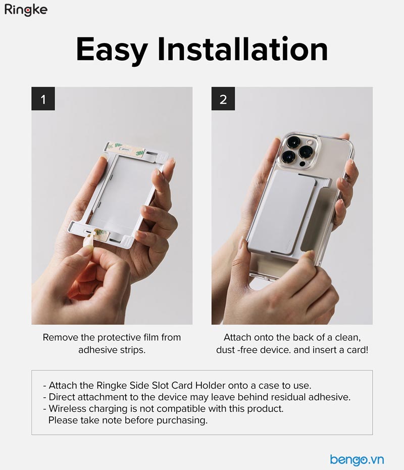 Ngăn Đựng Thẻ RINGKE Side Slot Card Holder