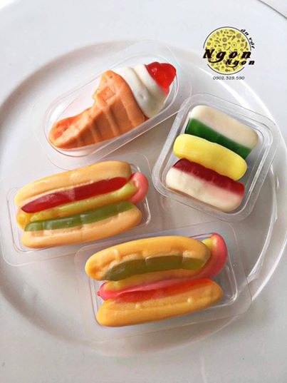 [Lốc 60 cái] Kẹo dẻo Gummy Mini Risen USA