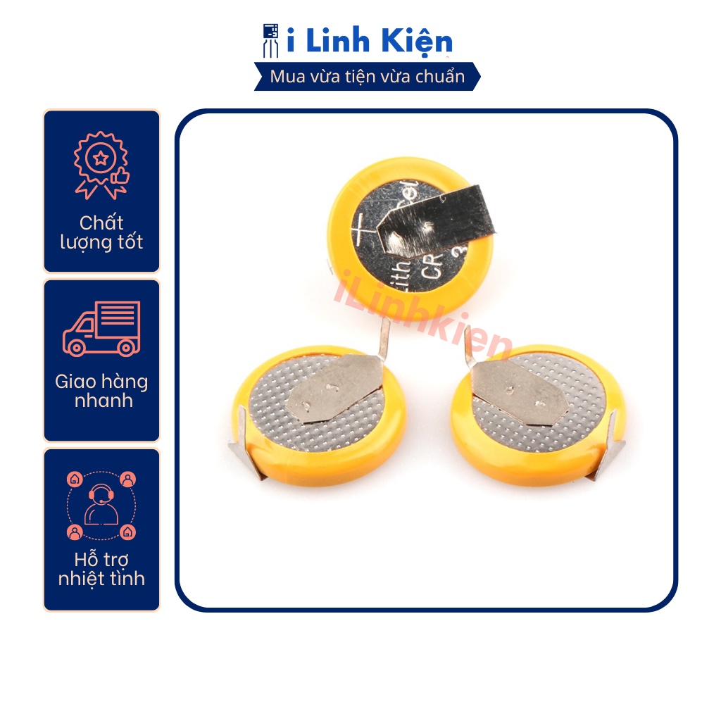 Pin CR1220 hàn mạch chân nằm chất lượng tốt