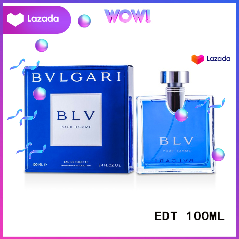 ซื้อที่ไหน นำ้หอม น้ำหอมผู้ชาย บุลการี Bvlgari perfume กลิ่นหอมอ่อน Bvlgari BLV Pour Homme Eau De Toilette(EDT) 100ML Men's Perfume