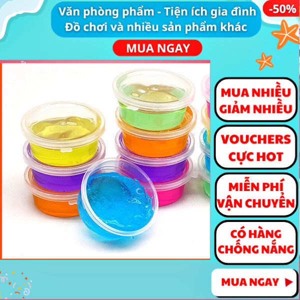 Combo 2 hủ chất nhờn ma quái Slime,Vui nhộn,Giá rẻ,Chất nhờn má quái, Aplusmart