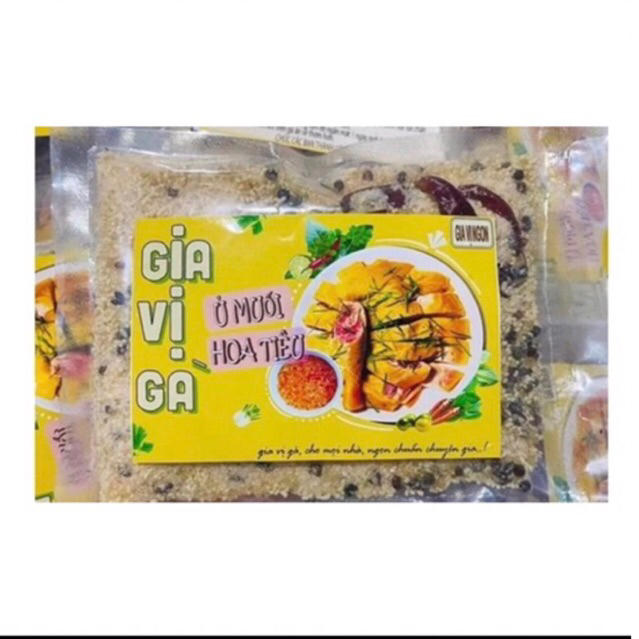 Gia Vị Gà Ủ Muối Hoa Tiêu Chuẩn Vị set ủ 3 con gà/ tặng muối chấm gà siêu ngon