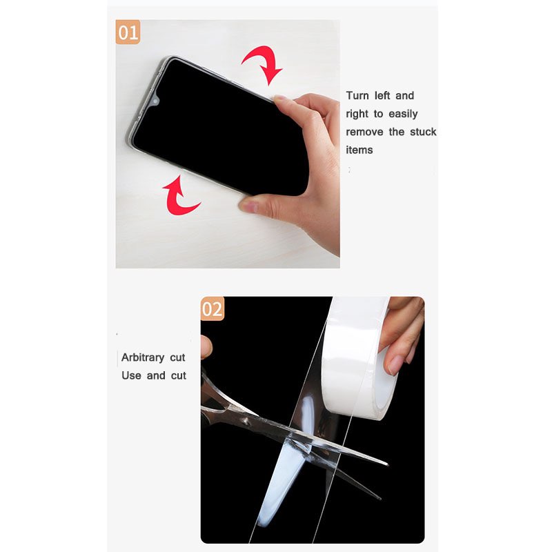 Cuộn Keo Dán Cố Định Đồ Vật Trong 3m