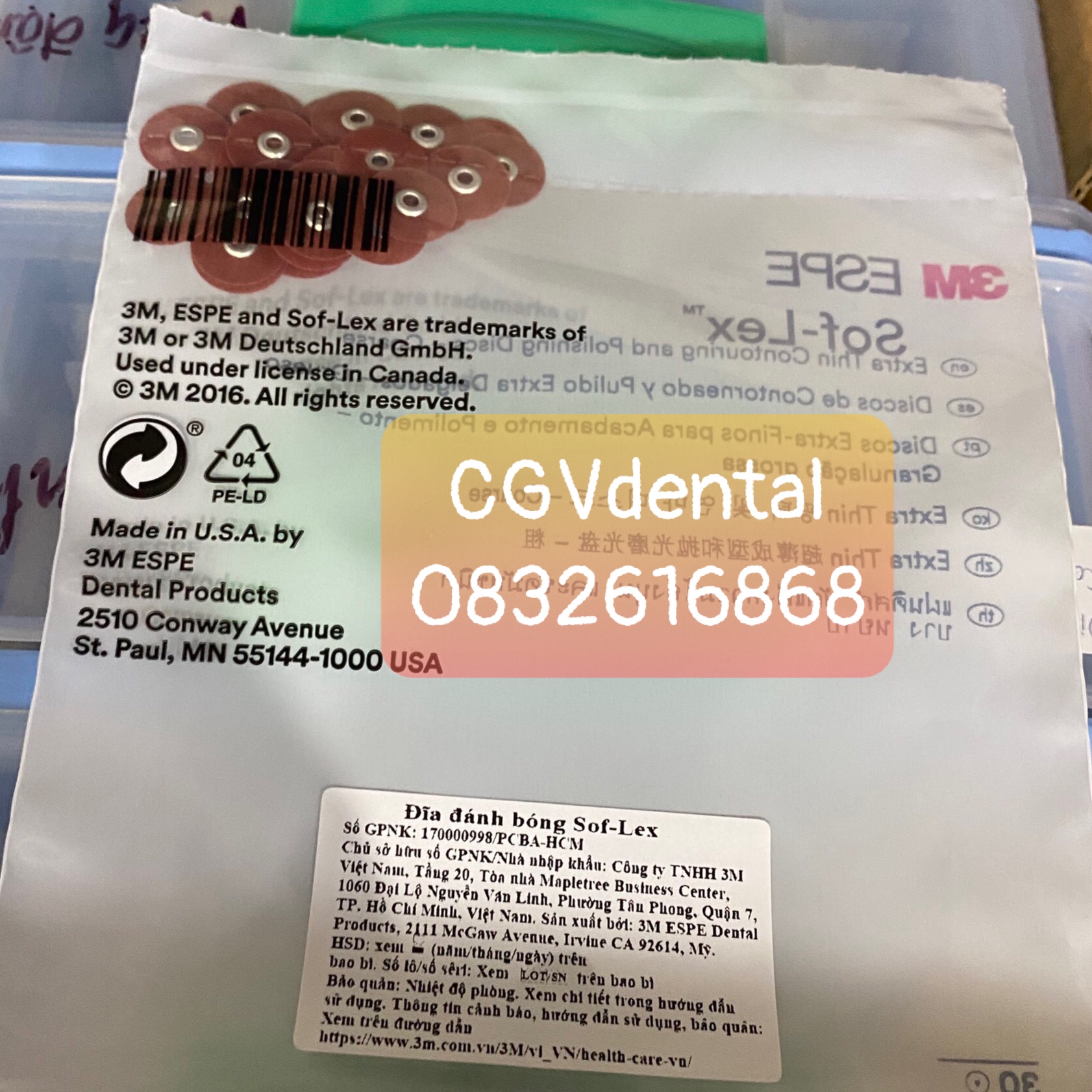 Đĩa đánh bóng Softlex - 4931 SOFLEX EXTRA THIN MEDIUM