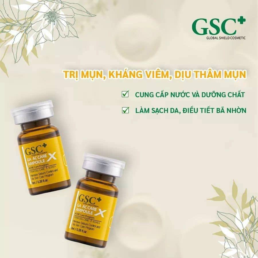 Tế bào gốc mụn GSC GA AC Care Ampoule ( HÀNG CHÍNH HÃNG )