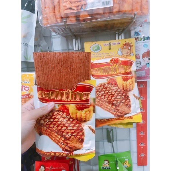 SNACK HƯƠNG BÒ THƠM CAY - BÒ XÉ SỢI CAY