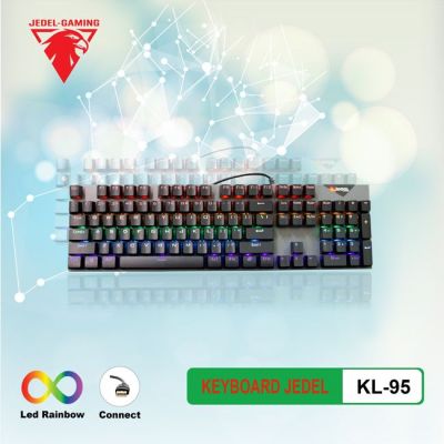 Bàn phím cơ JEDEL Gaming LED KL95