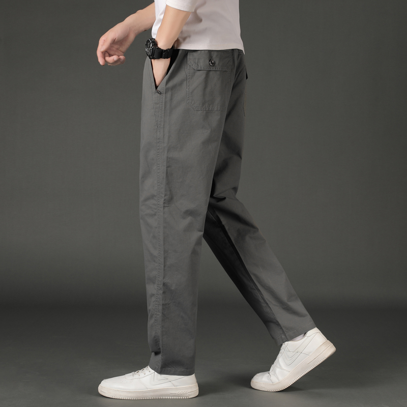 UAYESOK-Seluar Kargo Lelaki Men'S Cotton Casual Cargo Pants Multi ...