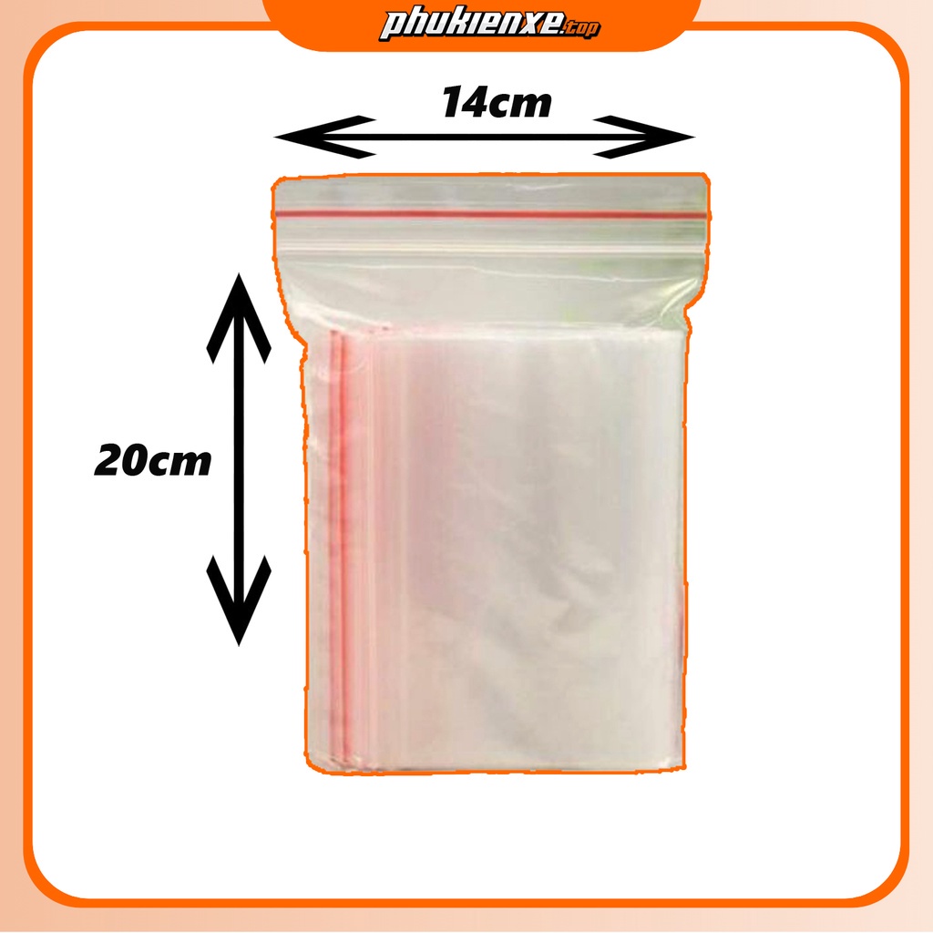 Túi zip bọc điện thoại chống nước kích thước 20x14cm