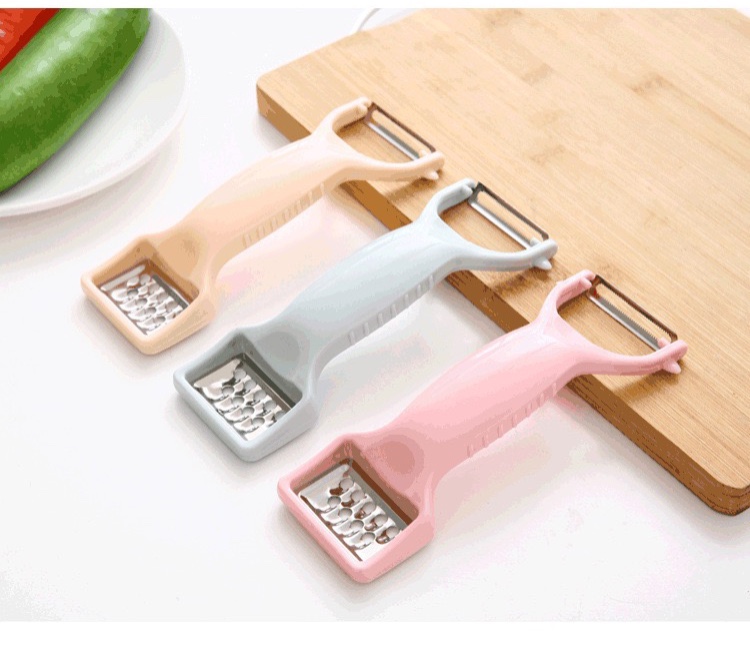 Dao bào đa năng inox cao cấp 2 đầu hm028