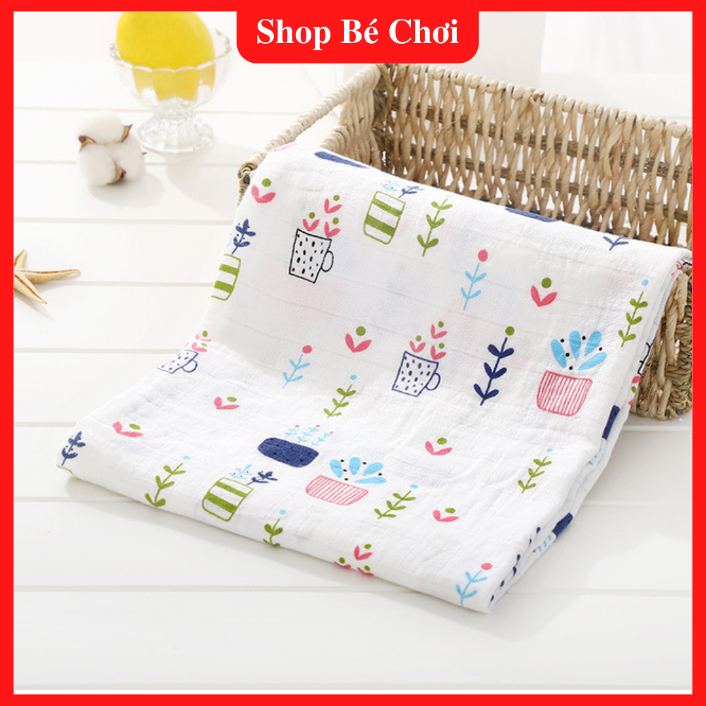 Set 2 khăn tắm xô cho bé (kt 120x120cm)