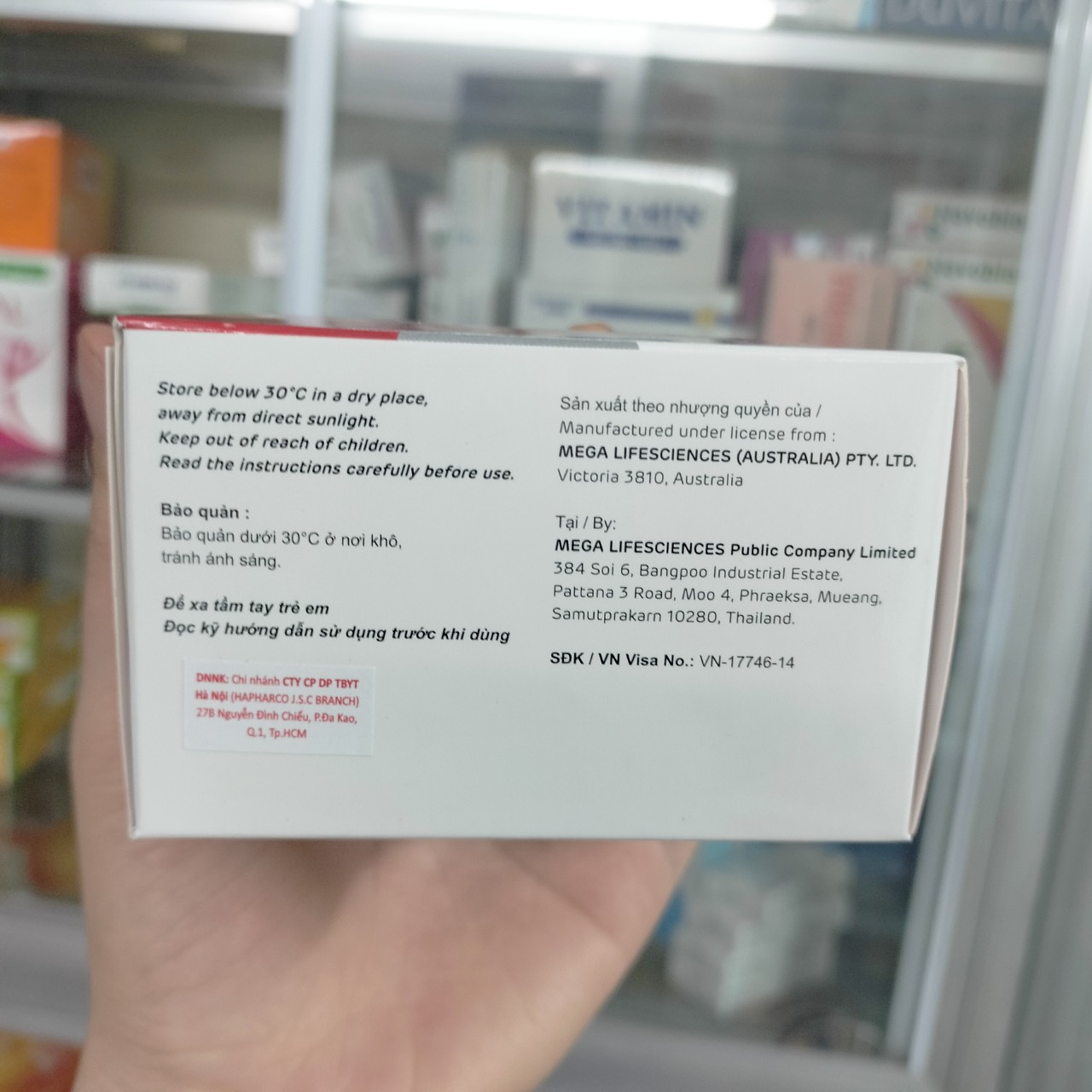 Ferrovit bổ sung sắt và axit folic, thiếu máu (5 vỉ x 10 viên)