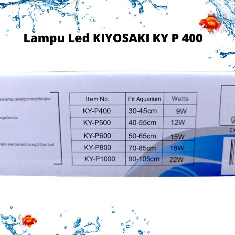 Lampu led Aquarium aquascape KIYOSAKI KY P 400