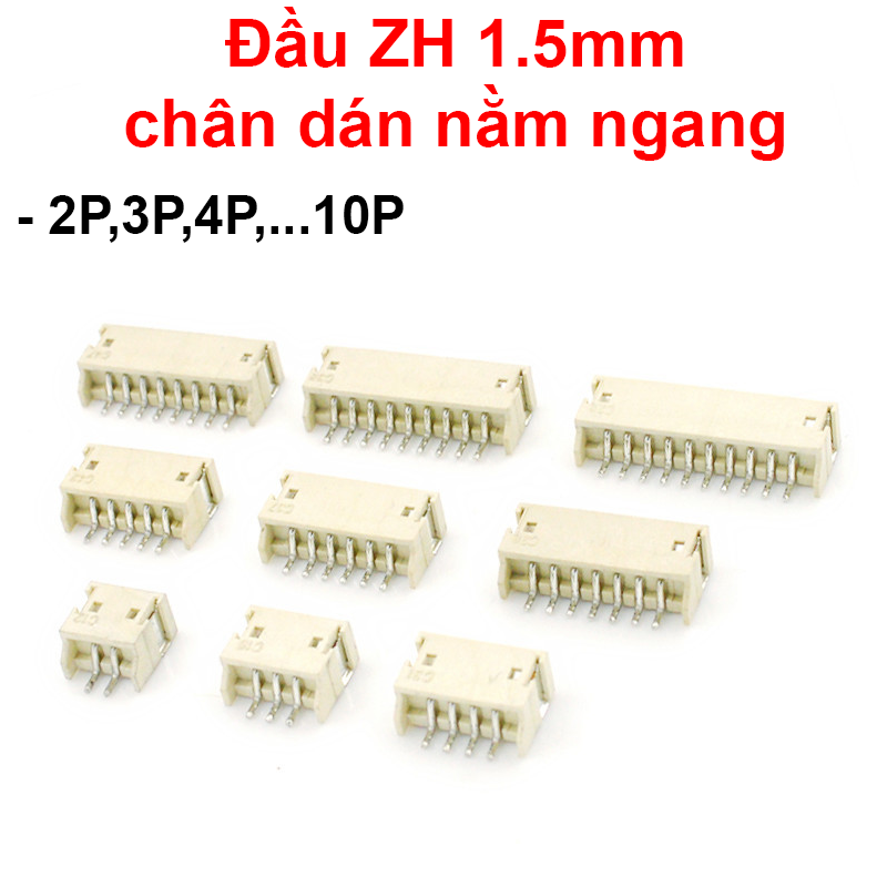 (Gói 5 cái) Đầu ZH 1.5mm chân dán nằm ngang