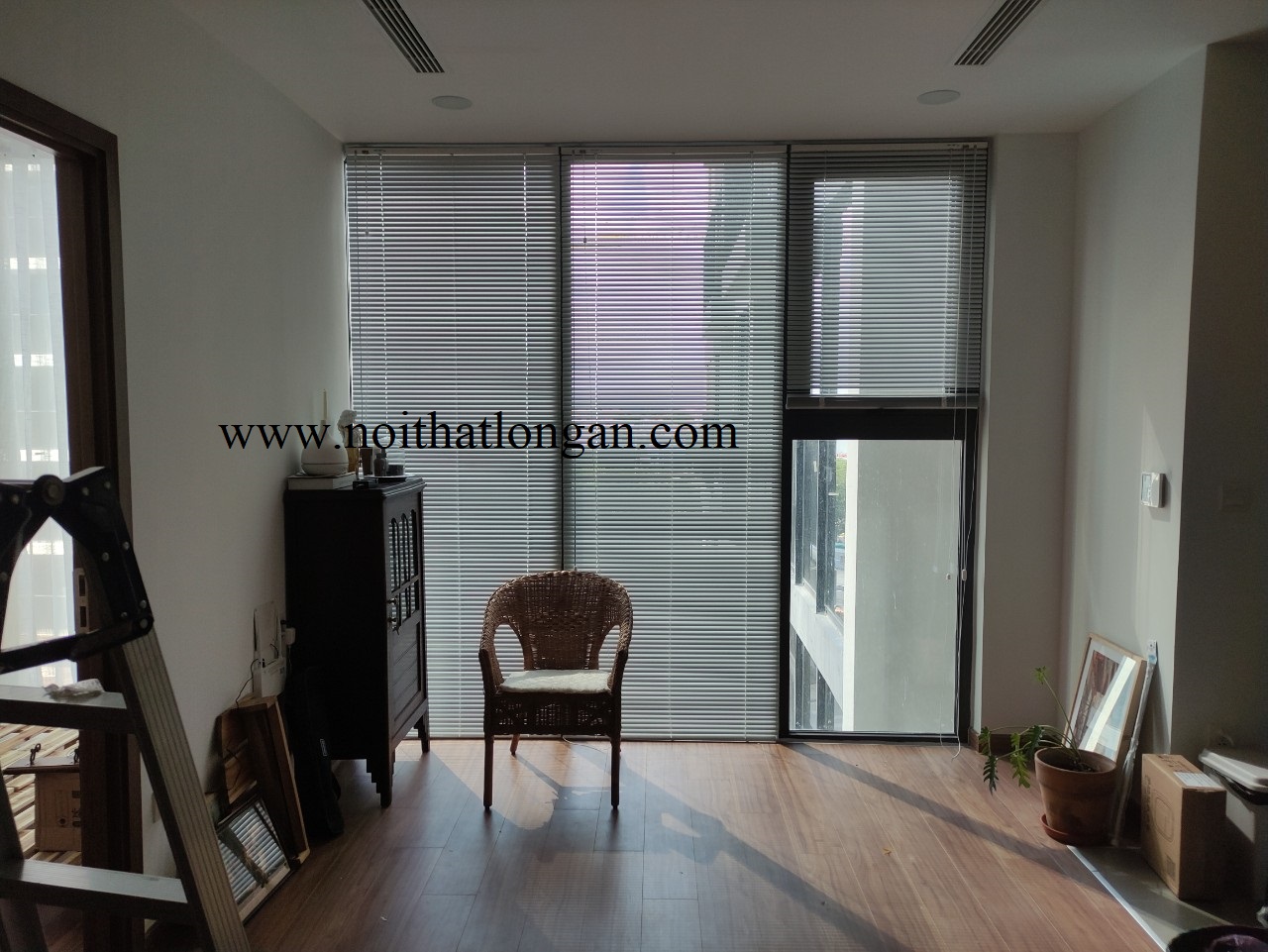 Rèm sáo nhôm ST07 màu hồng