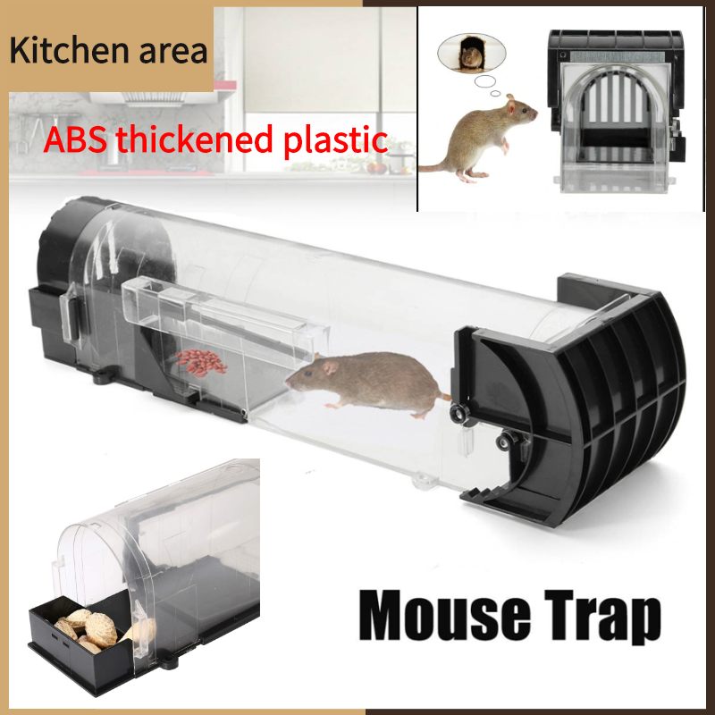 Automatic Lock Mousetrap Rat Traps Smart Humane Live  Mouse Trap No Kill Animal Pet Control Cage Reusable Mice Rodent Catcher
