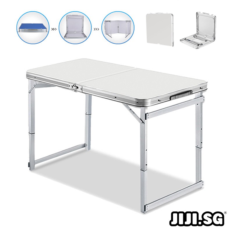 outdoor folding table white