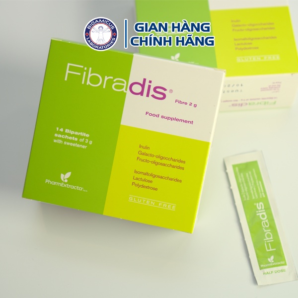 Fibradis chất xơ hòa tan cho giúp nhuận tràng chống táo bón | Nhập khẩu chính hãng Italy