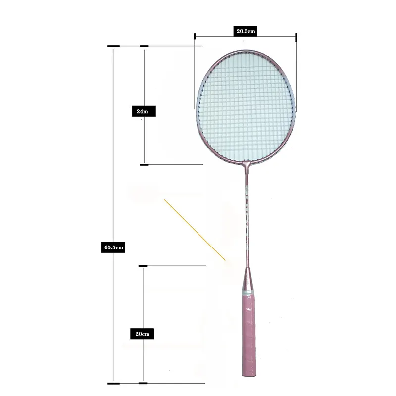 ภาพสินค้าTH BE ALONE Double alloy badminton racket sle for beginners Professional game use home game party game Available in two colors pink, blue จากร้าน TH BE ALONE บน Lazada ภาพที่ 5