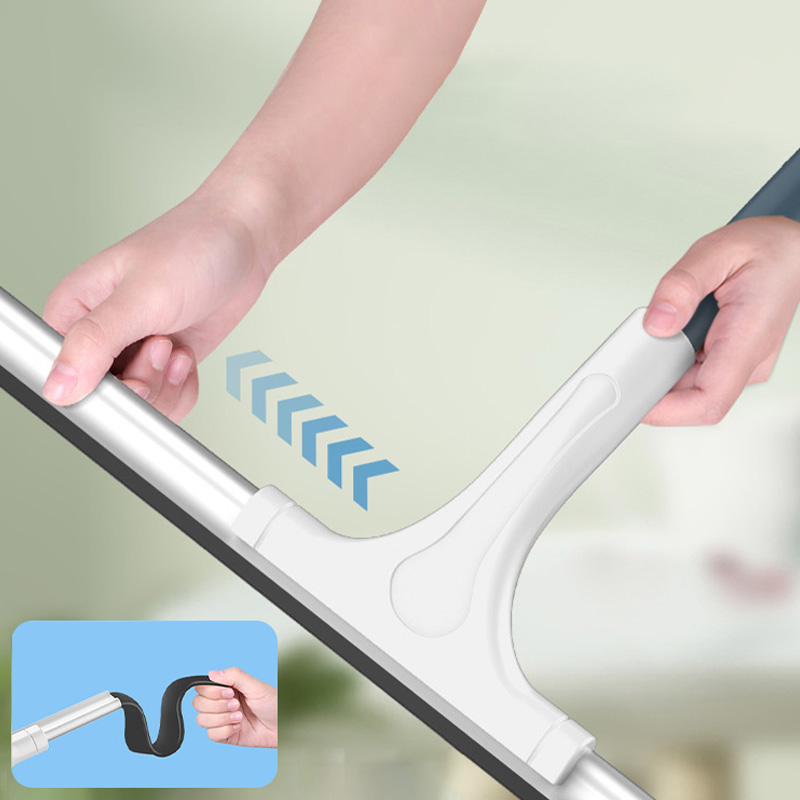Multi functional office and household glass scraper, floor soft rubber glass scraper