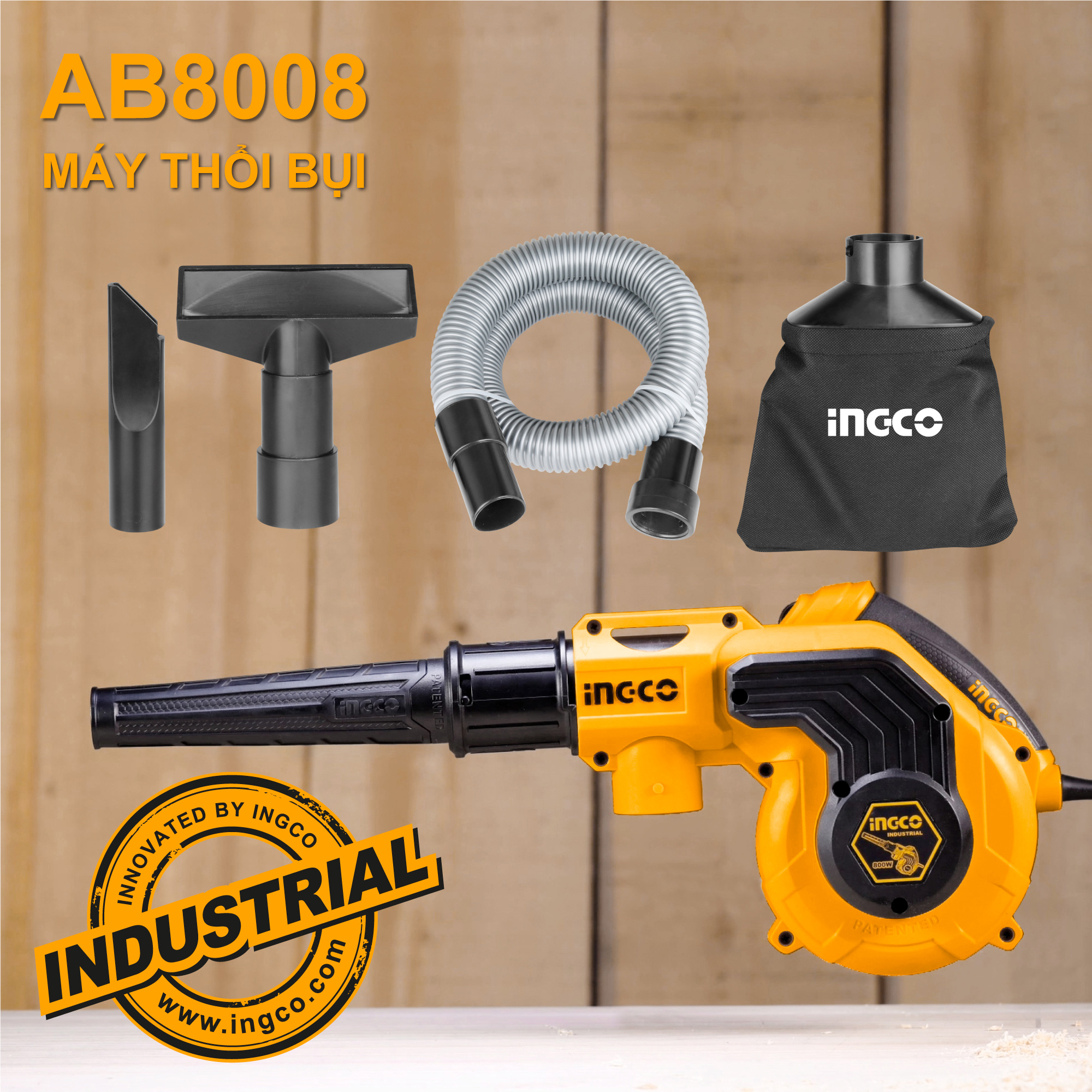 Máy thổi bụi 800W INGCO AB8008