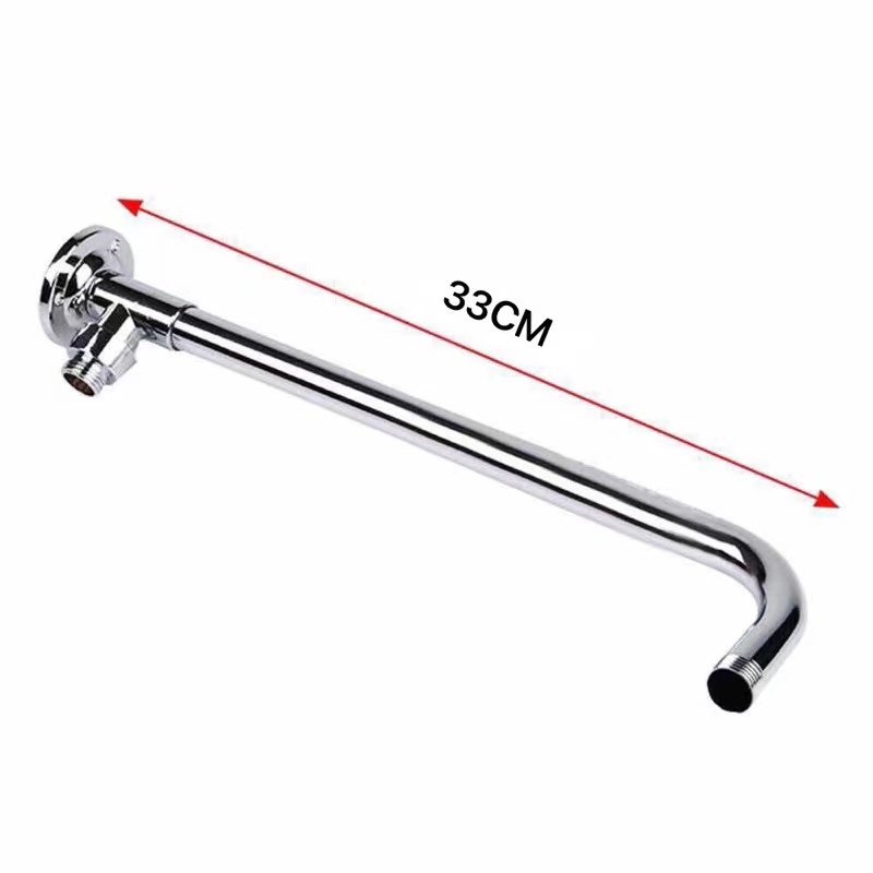 RCG Best Stainless Steel Rain Rainfall Shower Pipe Shower Head Arm 40CM