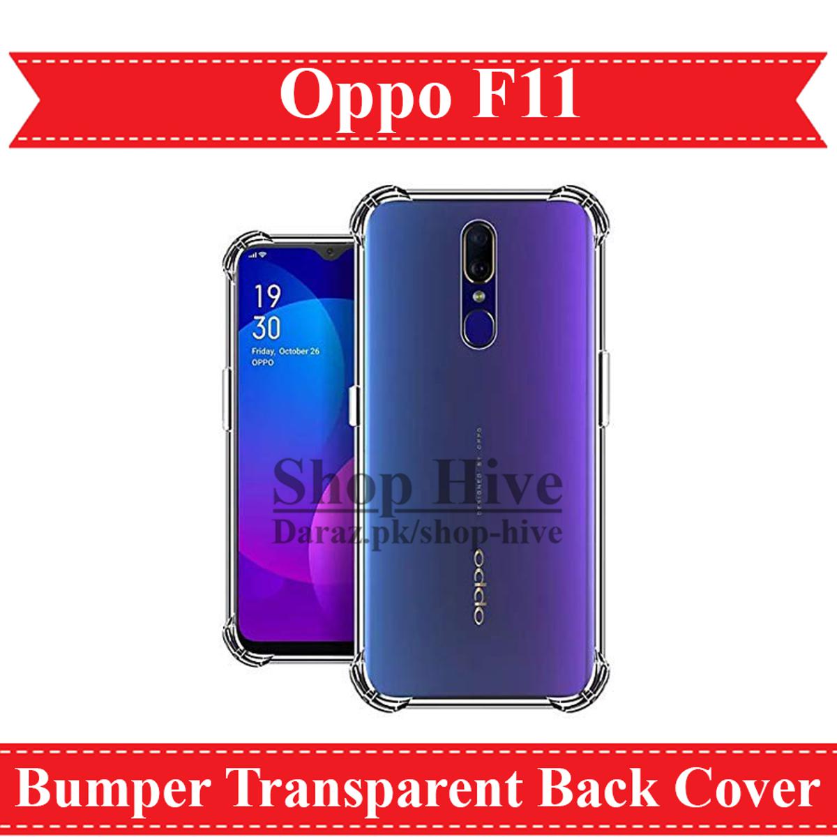 Oppo F11 Back Cover Transparent Extra Bumper Anti Shock Soft Crystal Clear Case For Oppo F11