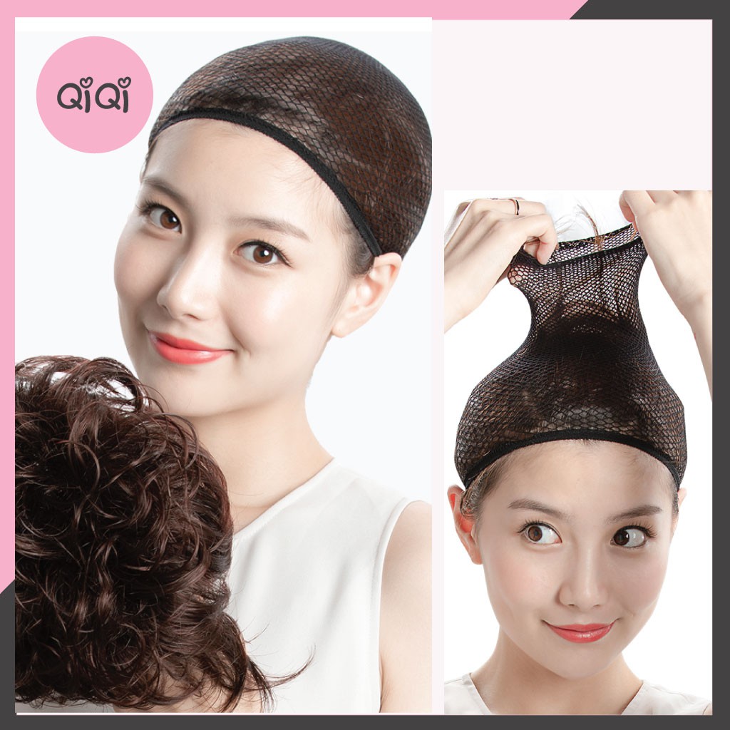 Mũ lưới trùm đầu đội tóc giả blink hair