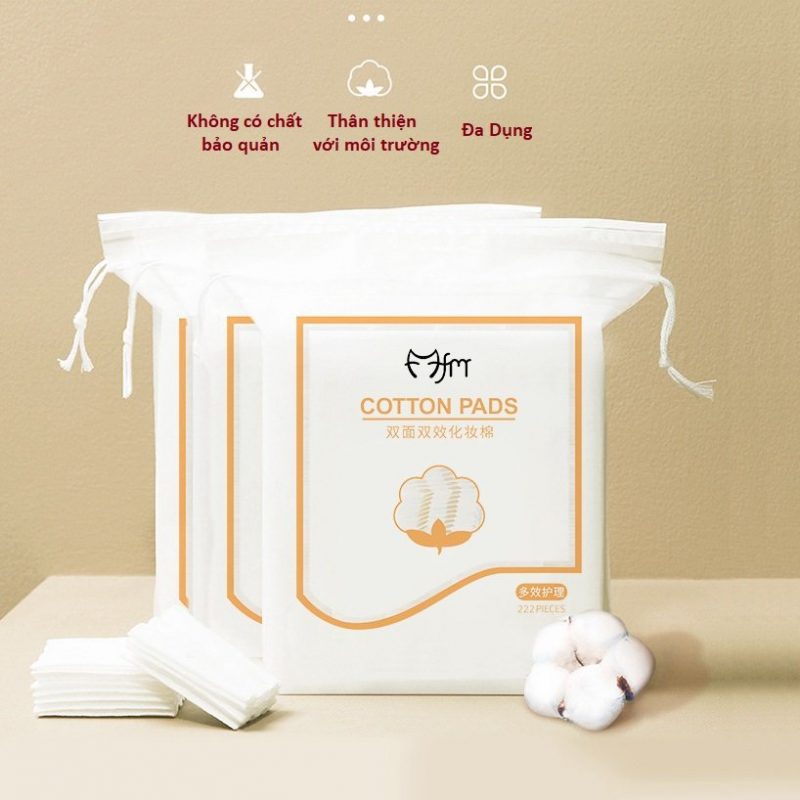 Bông tẩy trang 222 miếng BTT222