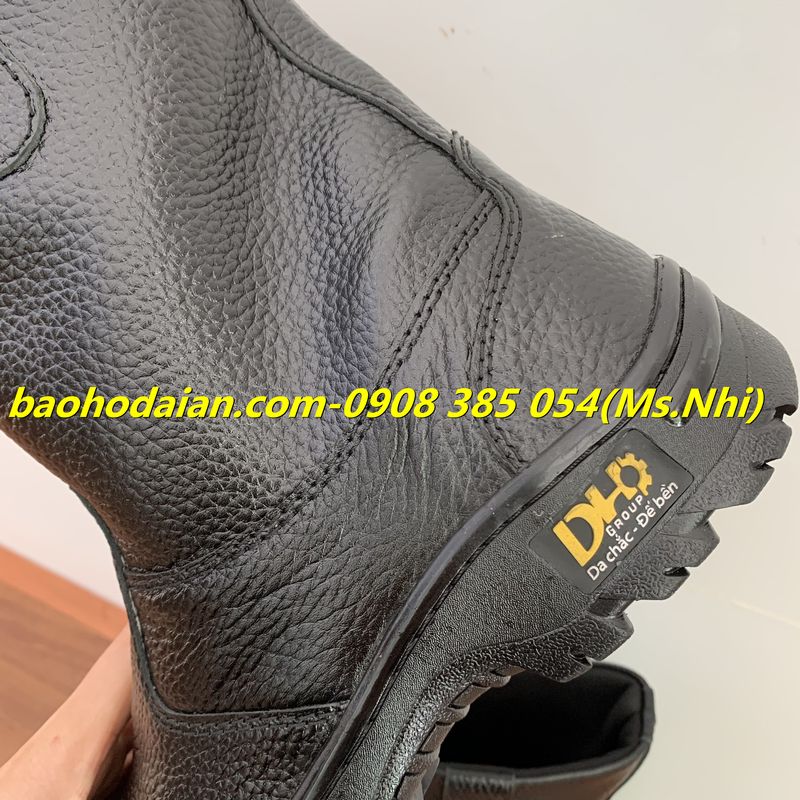Ủng da bảo hộ lao động chính hãng DH Group