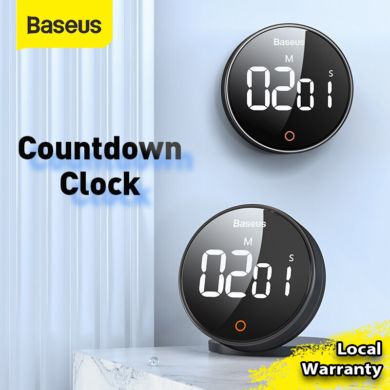 Baseus Heyo Rotation Countdown Timer Pro Dark Grey