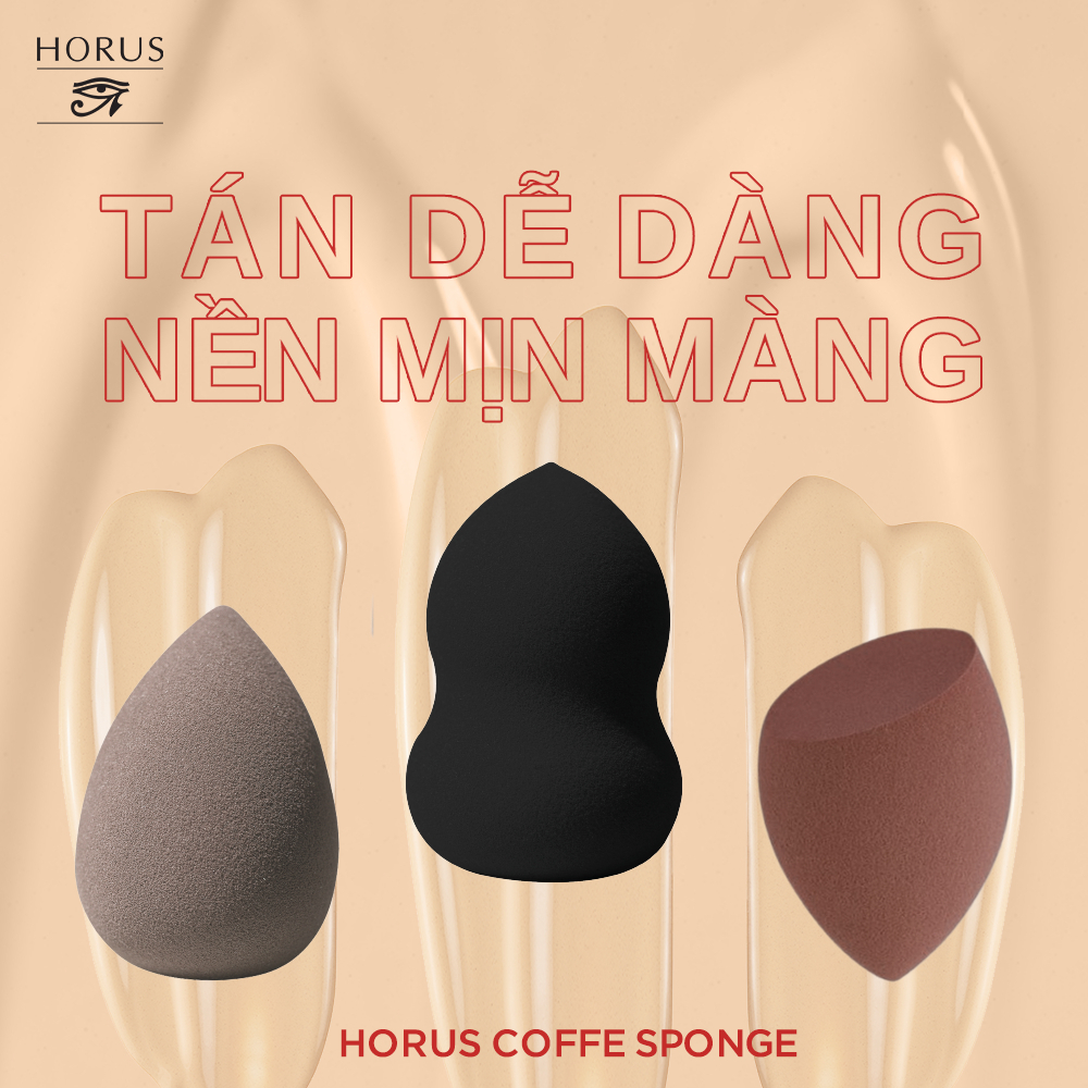 Mút trang điểm Horus Coffee Make Up Sponge