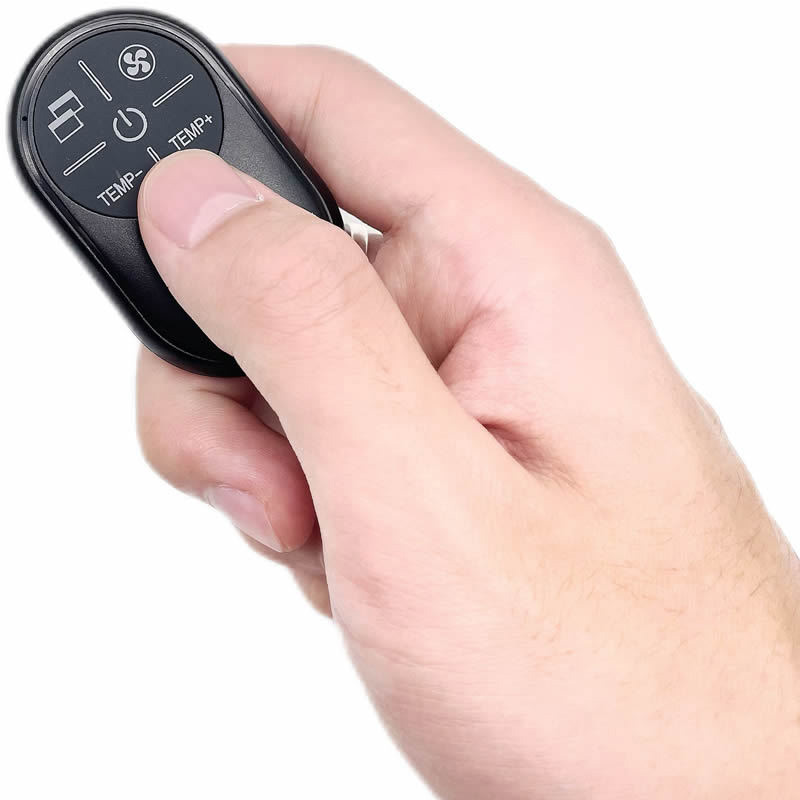 Air Conditioner Remote Control, Battery Powered Mini Universal Air Conditioner Remote Control with Lanyard
