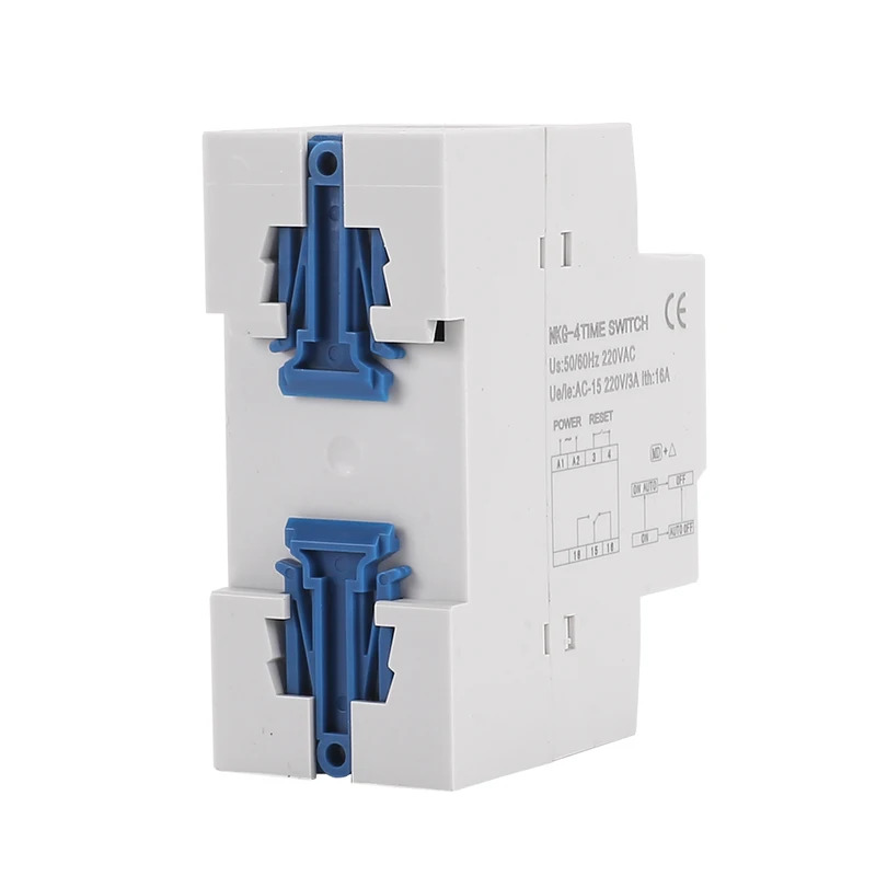 Din Rail Timer Inligent Microcomputer Auto Bell Ring Timer Controller Time Switch School Bell 220V NKG-4 40 groups/day