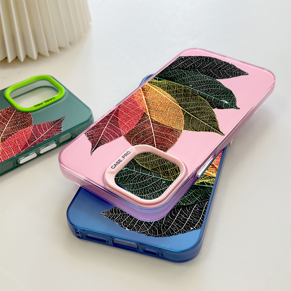 ZeroQiQi for Samsung S20 Plus Back Cover Leaf Specimen Creative Contrast Color Hard Phone Case for Boy Girl. 
