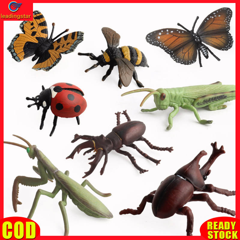 LeadingStar RC Authentic Simulation Insect Figurines Butterfly Grasshopper Lifelike Animal Model Action Figure Educational Toys For Children