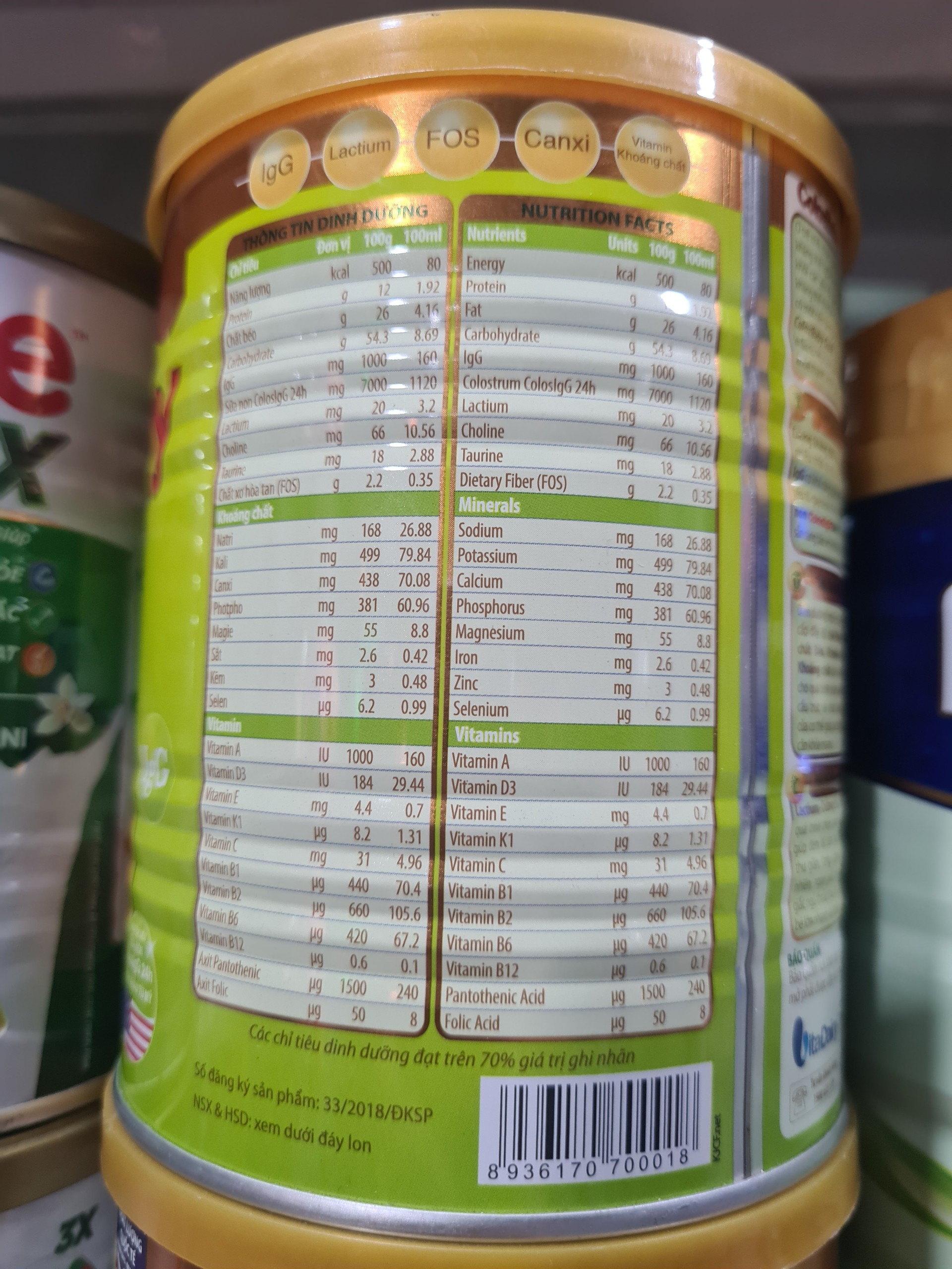 Sữa non ColosBaby 0+ 400g (trẻ từ 0 – 12 tháng)