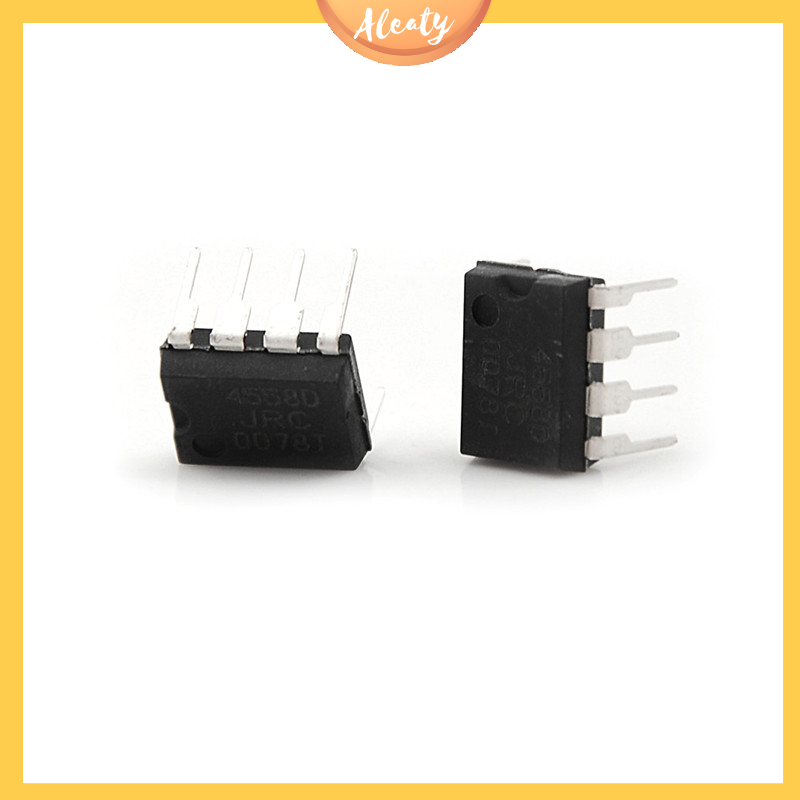 Aleaty💝 20 chiếc IC jrc4558d 4558d DIP8 OP amp DIP8