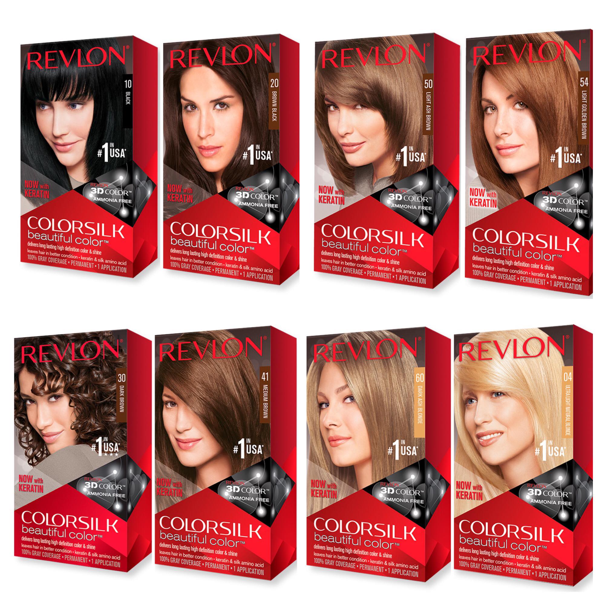 (HCM)Thuốc Nhuộm Tóc Số 46 ( Nâu Hạt Dẻ) Revlon Colorsilk - Mỹ
